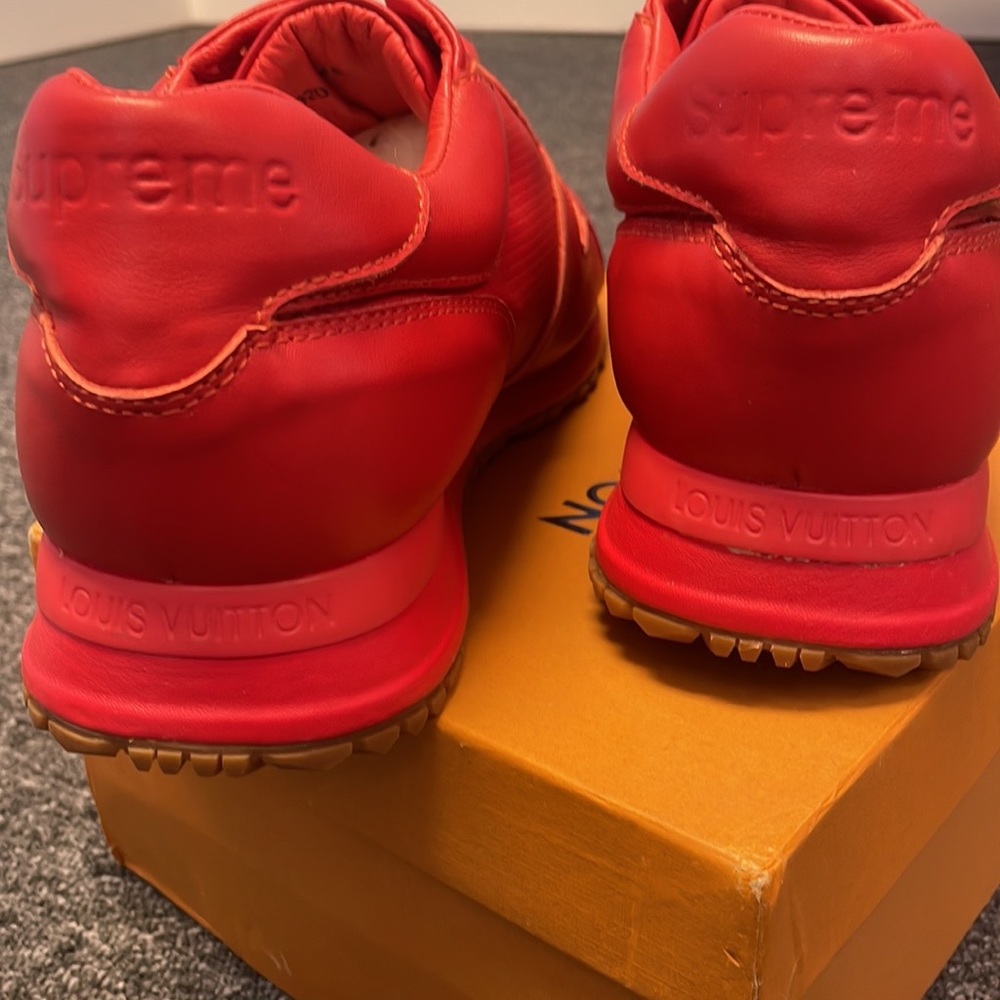 Louis Vuitton x Supreme Run Away Athletic Sneakers - Men’s Size 45 - Picture 4 of 5